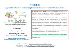 Apprendre à Vivre et Méditer en pleine conscience