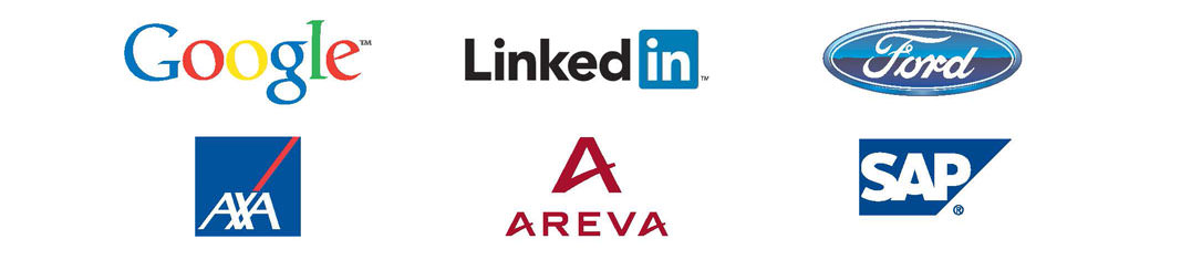 Google - Linkedin - Ford - AXA - Areva - SAP