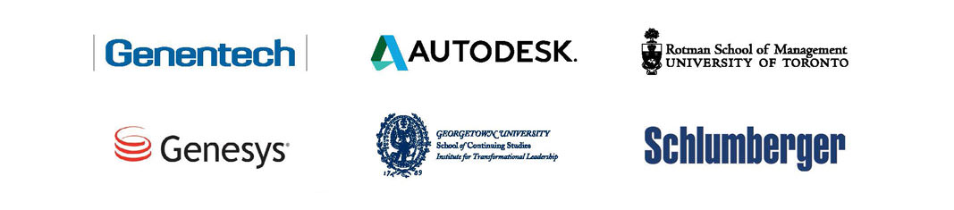 Genentech - Autodesk - University of Toronto - Genesys - Georgtown University - Schlumberger