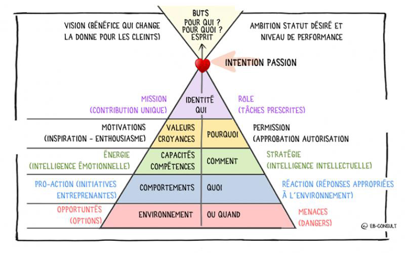 La PNL : Pyramide de Dilts et les valeurs